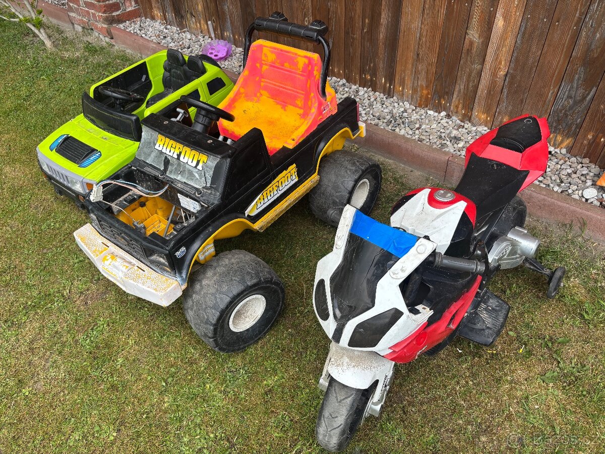 Dětské elektrické autíčko motorka - 2