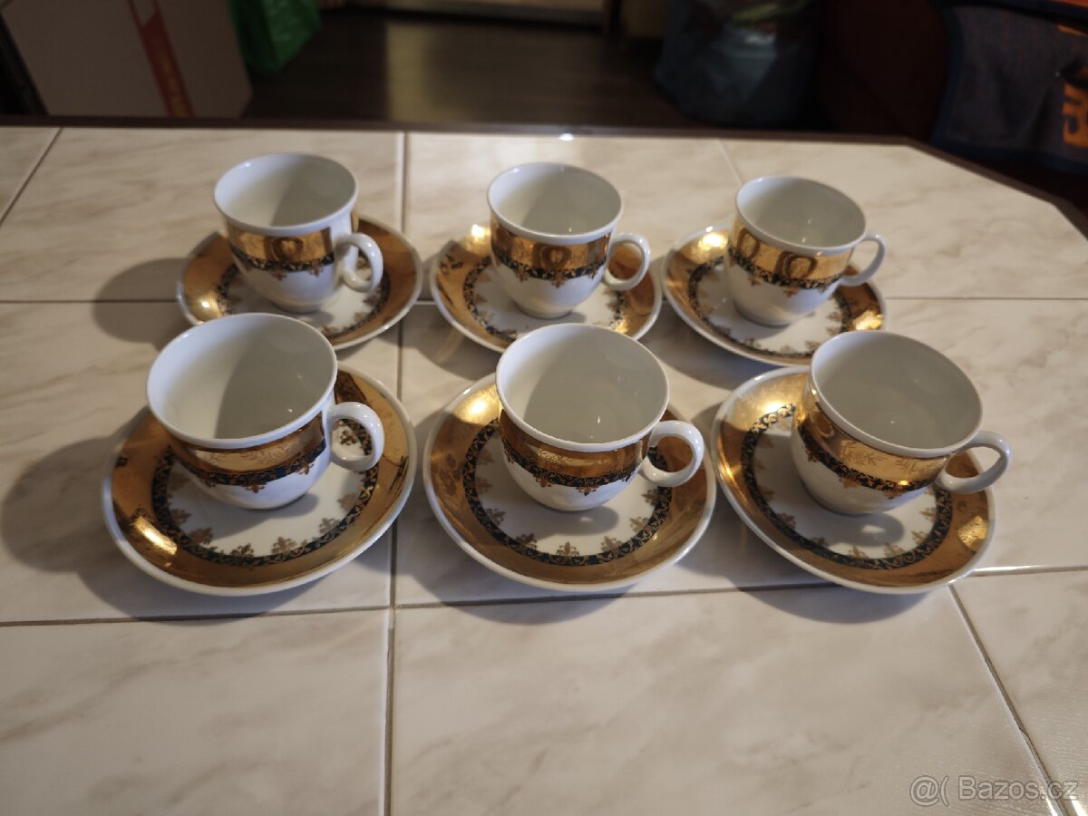 Porcelánová sada 6 šálků - 2