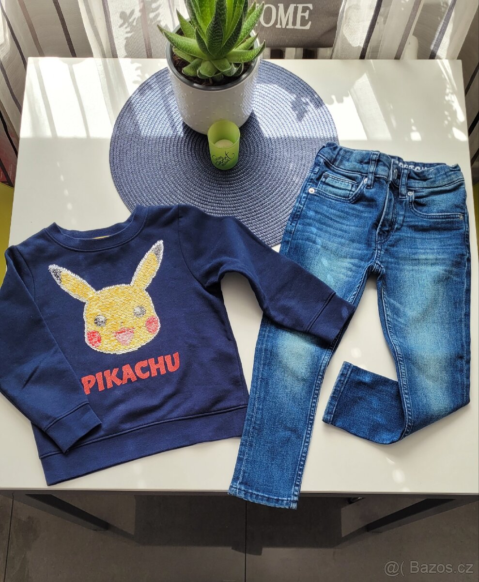 H&M Pikachu komplet vel.104 - 2