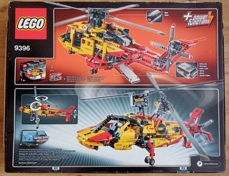 LEGO Technic 9396 vrtulník. - 2