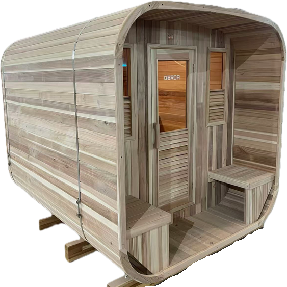 Luxusní Fínska sauna z cedru pro 4-6 osob. - 2