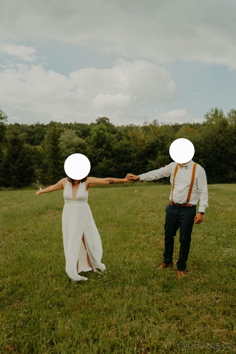 Krásné pohodlné svatební šaty z Montreálu - 2