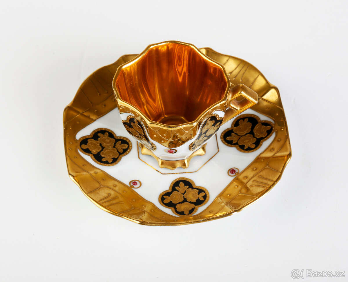 Hrníček s podšálkem - ŠaPo - Karlovarský porcelán - 2