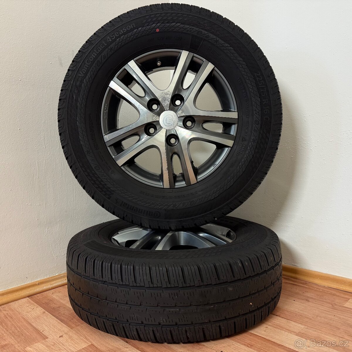 FIAT DUCATO 5x130 R16 ET68+CELOROČNÍ 225/75R16 7/3mm - 2