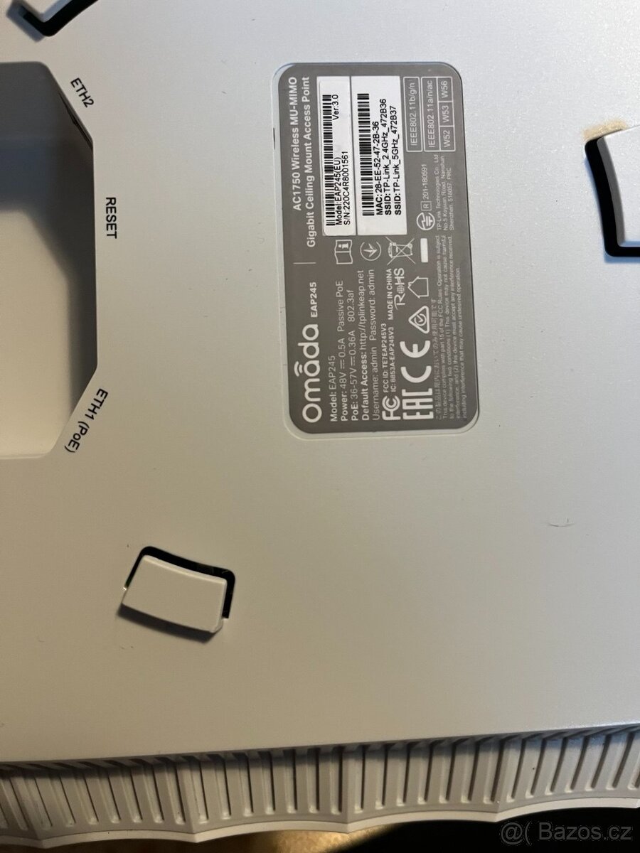 Wi-Fi Access Point TP-Link EAP245 (set/jednotlivě) Sleva - 2