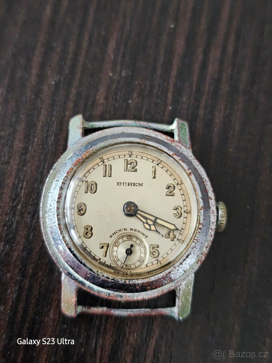 Hodinky - dienstuhr wehrmacht Büren-Switzerland - 2