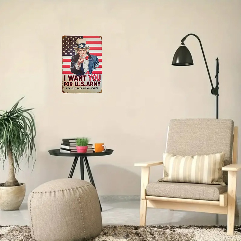 legendární US náborová kovová cedule - 2