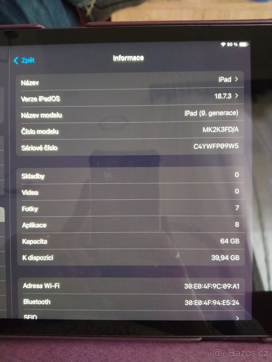 iPad 9 generace 2021 - 2
