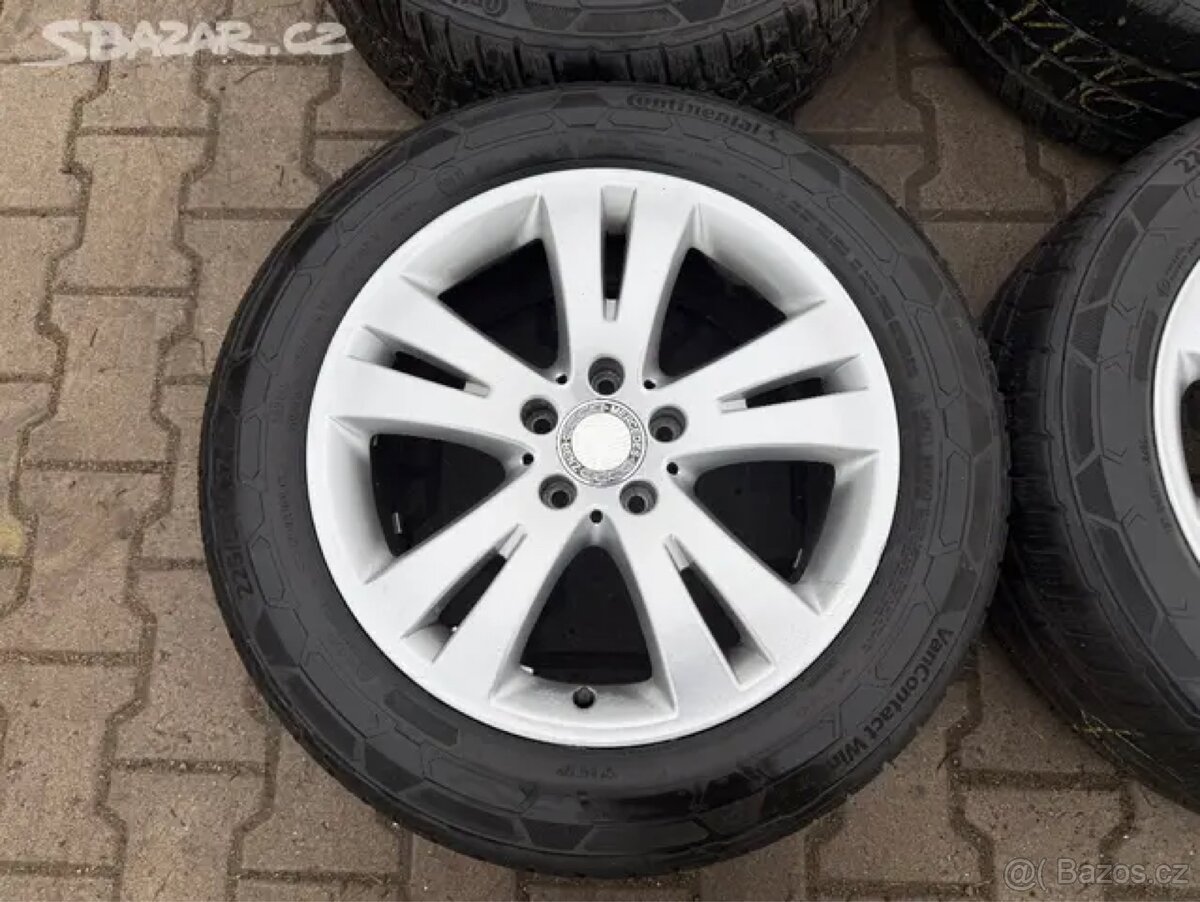 4x al kola 5x112 + pneu zimní 225/55 R17C - 2