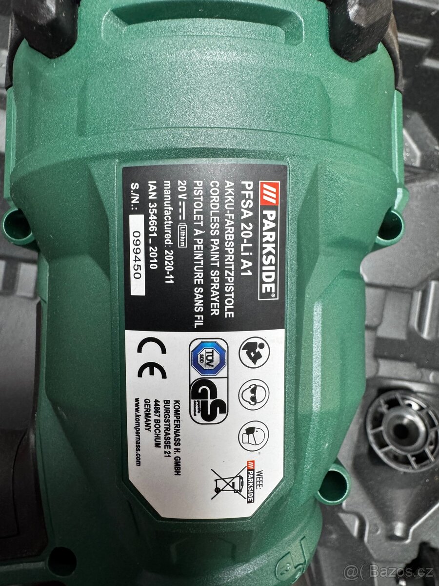 Aku stříkací pistole Parkside - 2