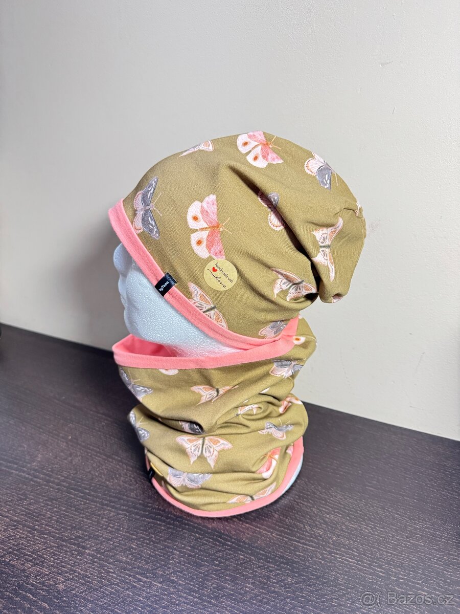 Set čepice a nákrčník 6-10 let - 2