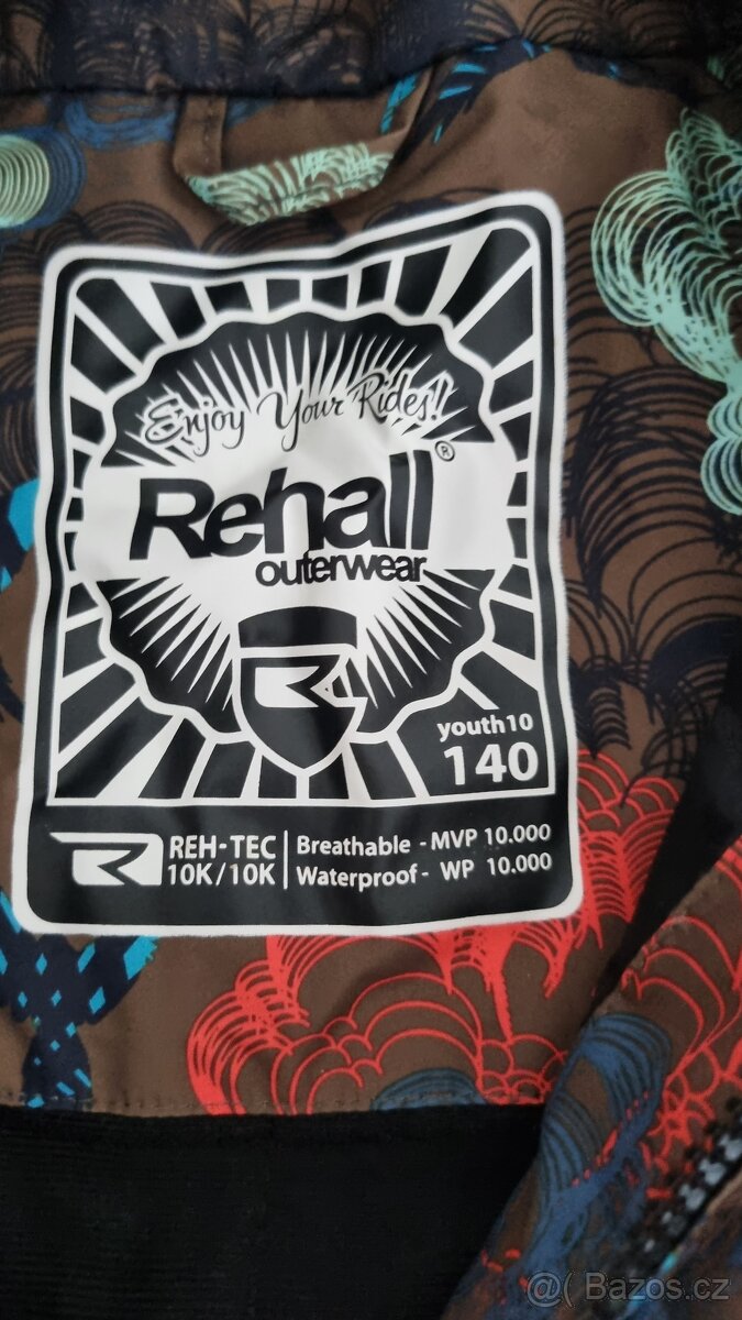 Bunda lyžařská Rehall na výšku 140 cm - 2