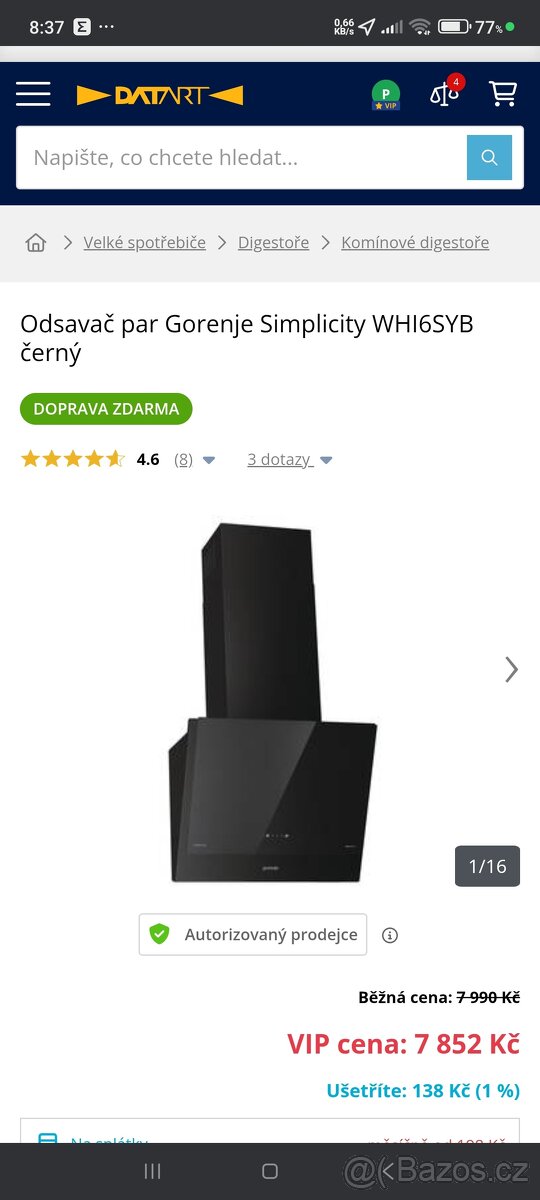 Digestoř Gorenje - 2