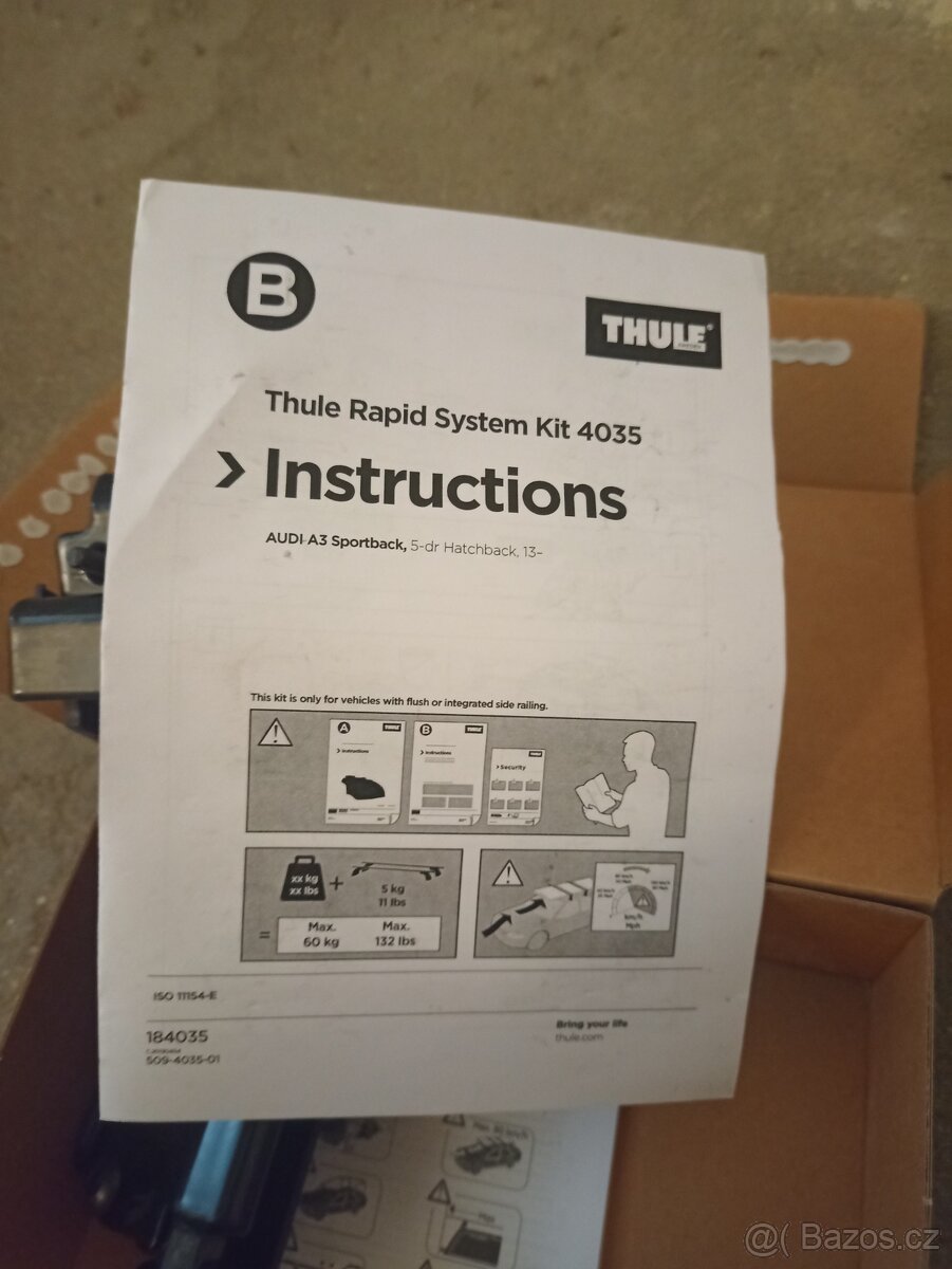 kit Thule 4035 Audi A3 Sportback - 2