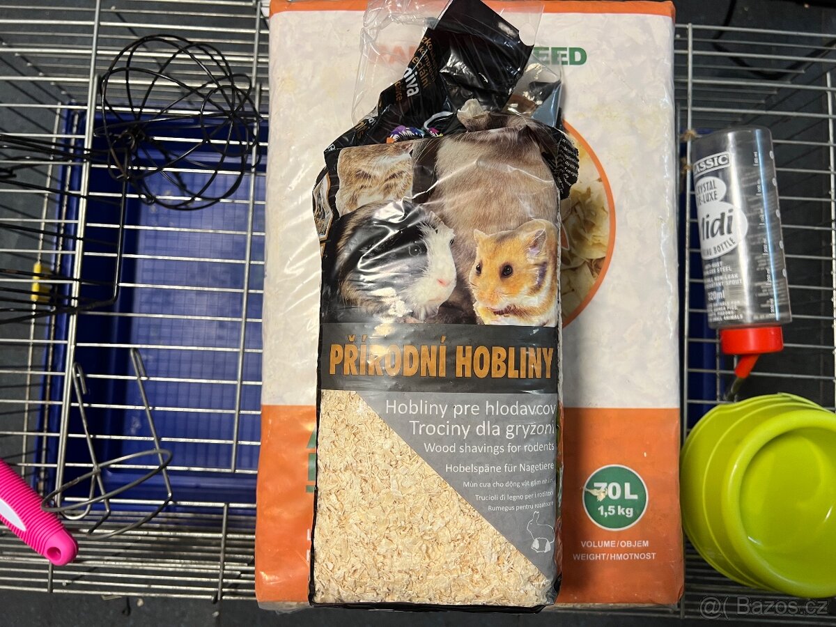 Klec pro morče, králíka + vybavení - 2