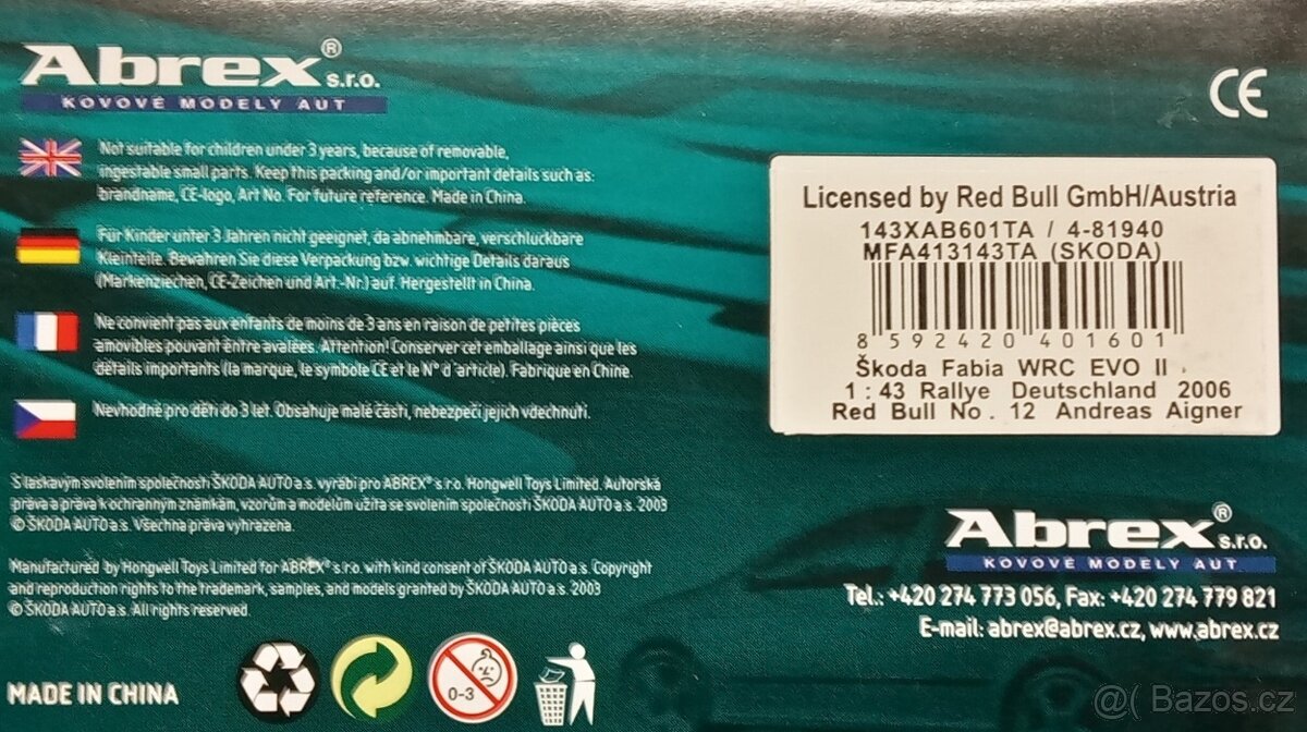 ABREX 1:43 RALLYE DEUTSCHLAND 2006 - 2