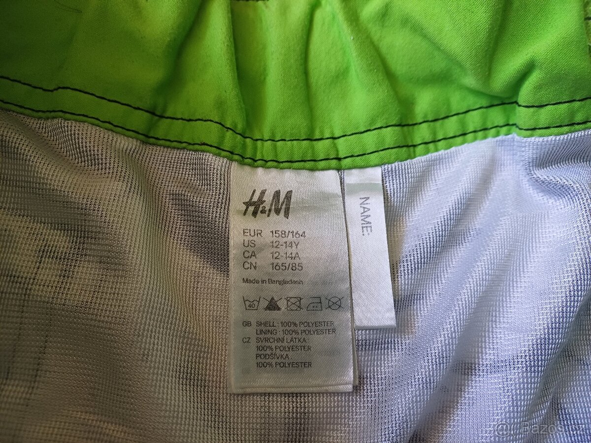 Kraťasy, plavky, chlapecké, vel.158/164 - 2