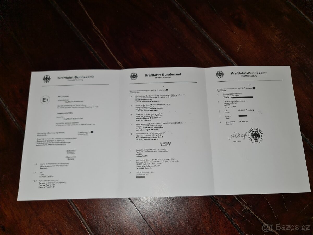 PRODÁM NEZÁVISLÉ TOPENÍ WEBASTO - 2