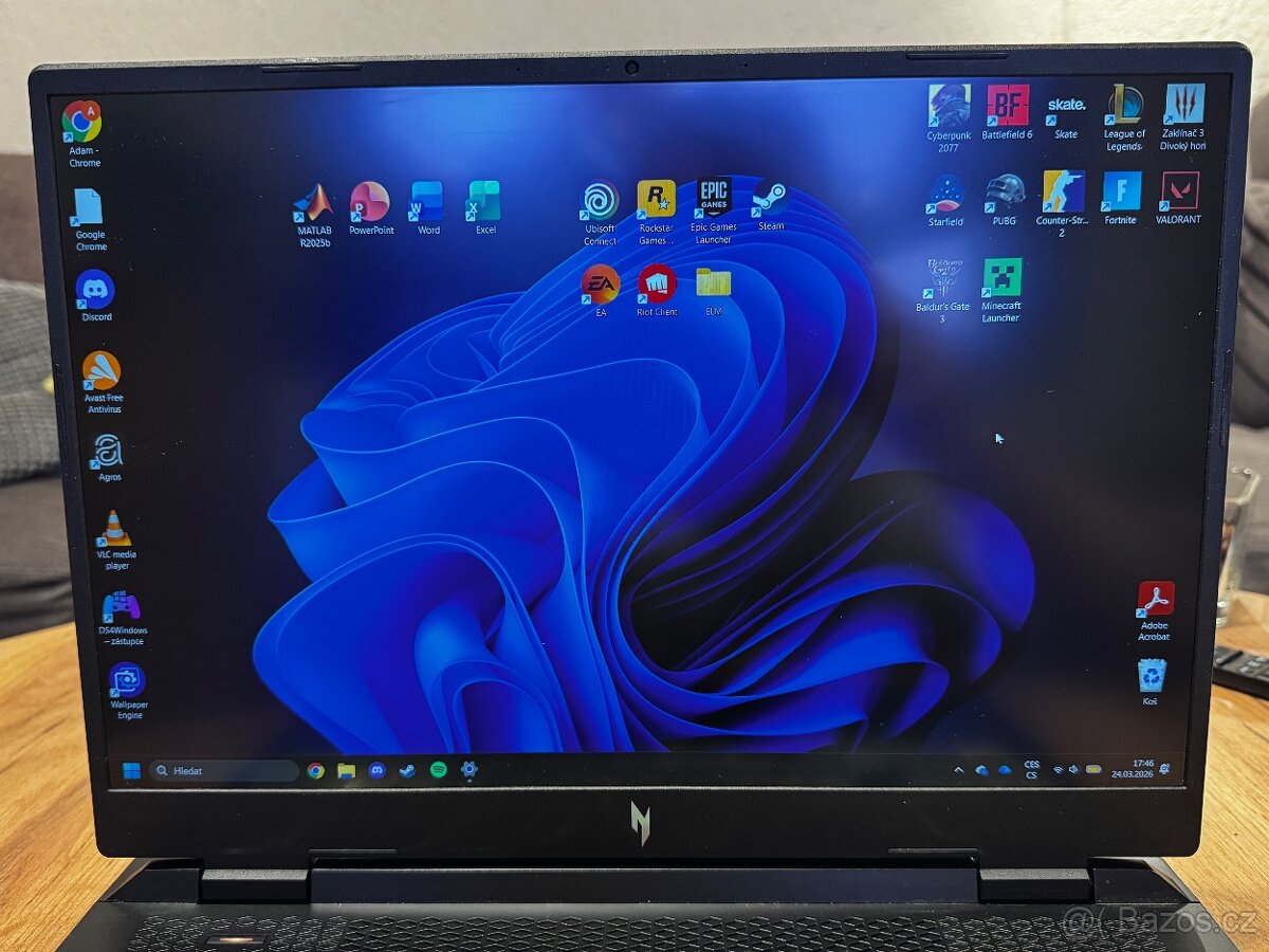 Acer Nitro 16 - RTX 4050, 16 GB RAM DDR5 - 2