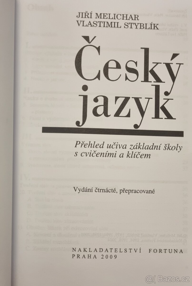 Učebnice Český jazyk - 2