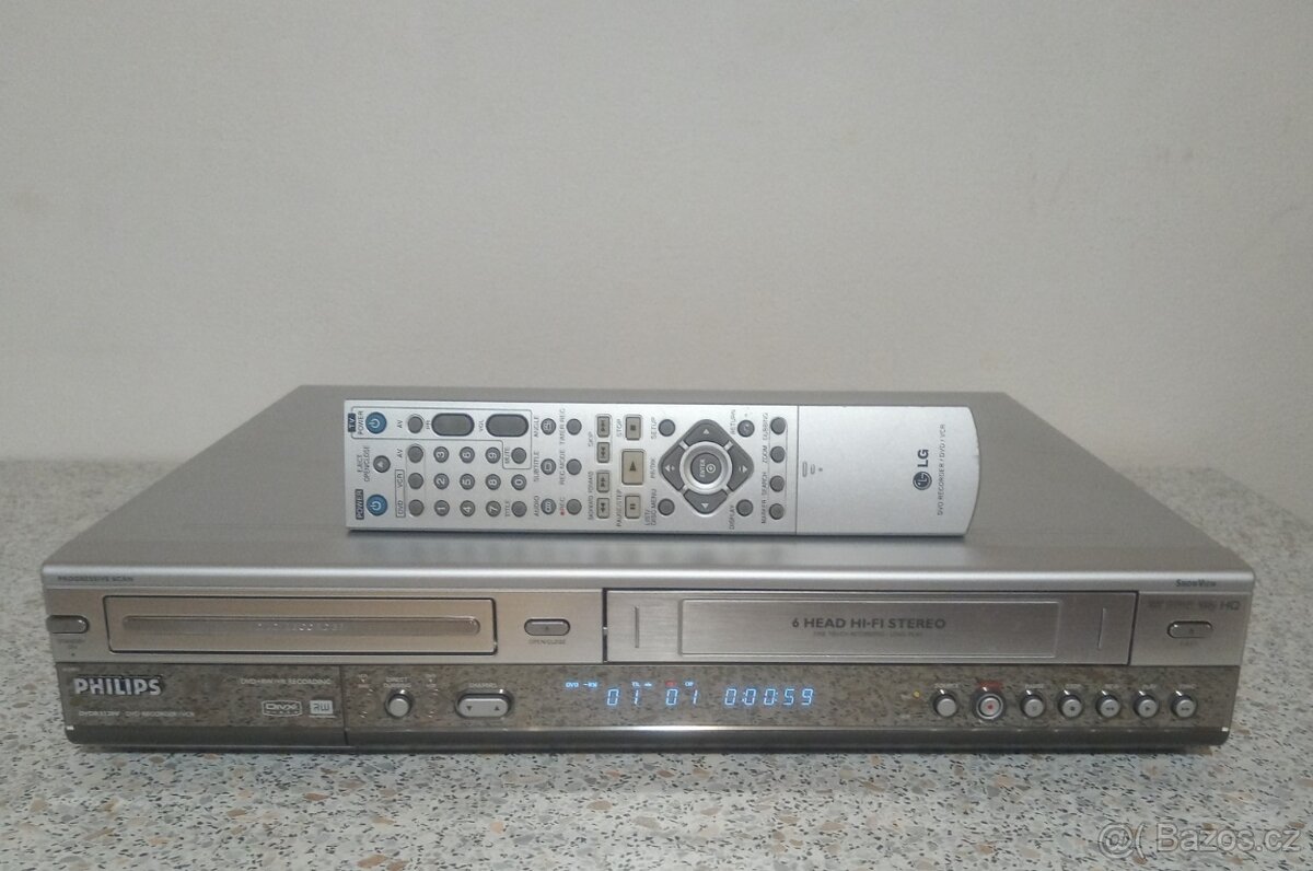⭐VHS-DVD rekordér Philips DVDR3320 - 2
