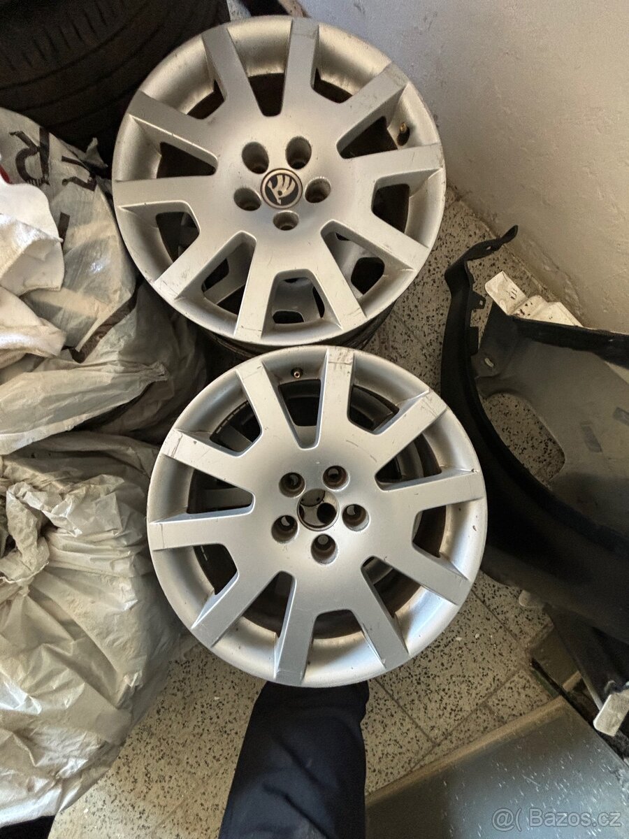 Disky ALU Rs 5x100 Škoda - 2