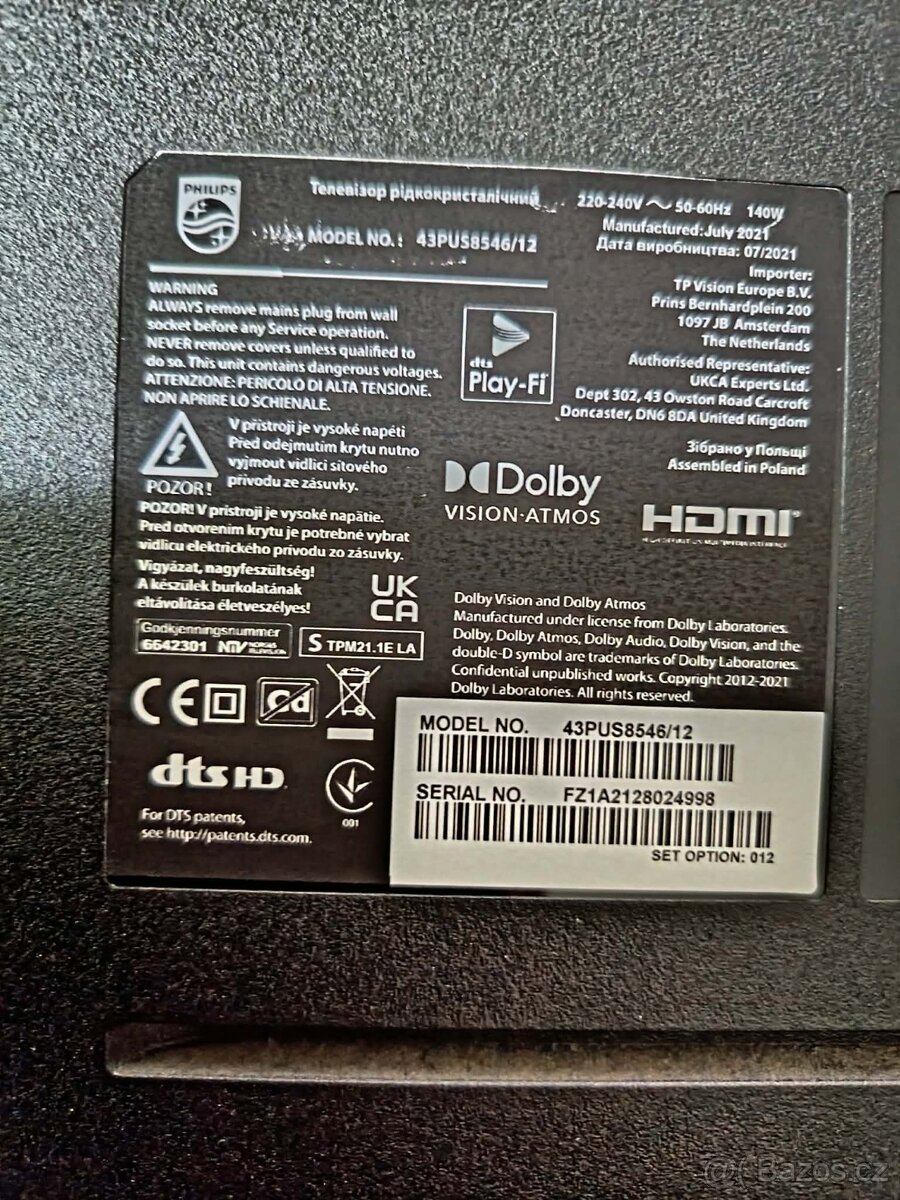 Prodám televizi - 2