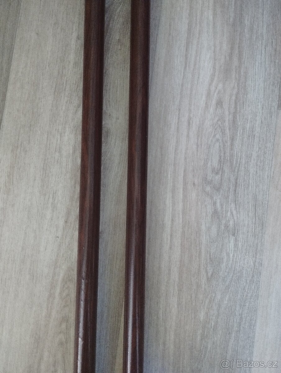 Dřevěná garnýž dvojitá - 2