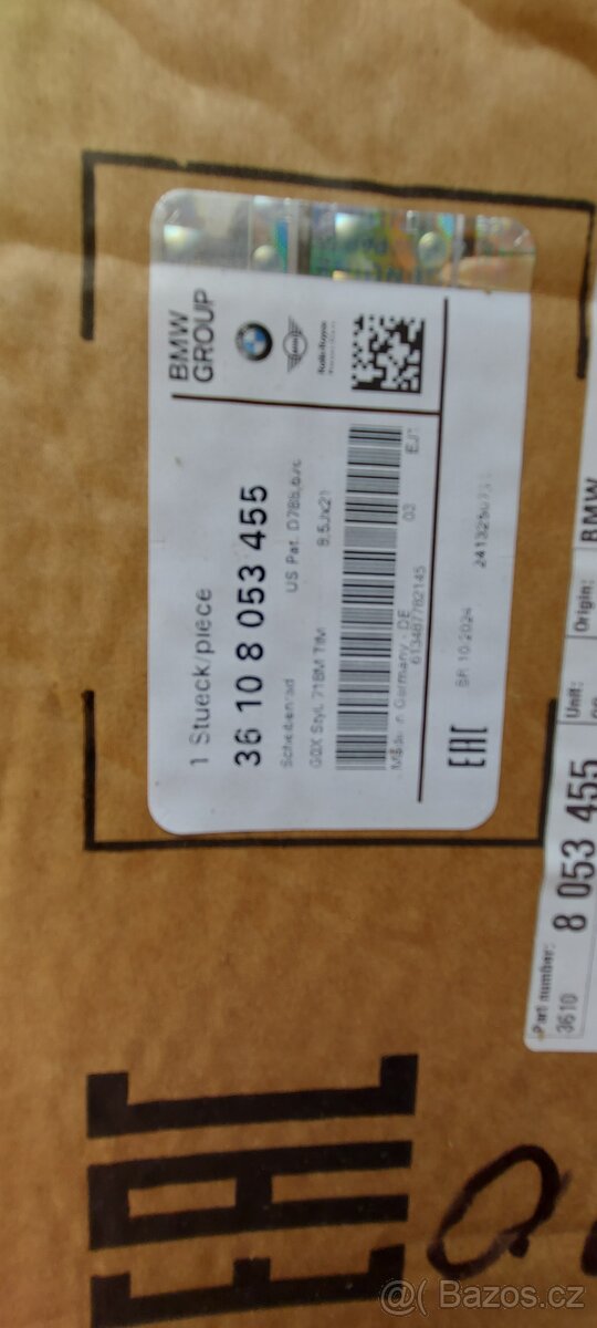 Original disk Bmw 8,5J21 - 2