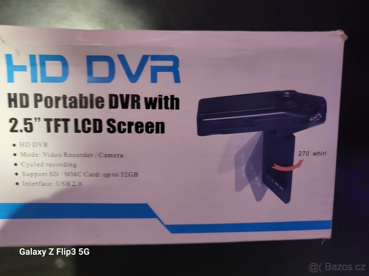 HD DVR přenosná kamera do auta - 2