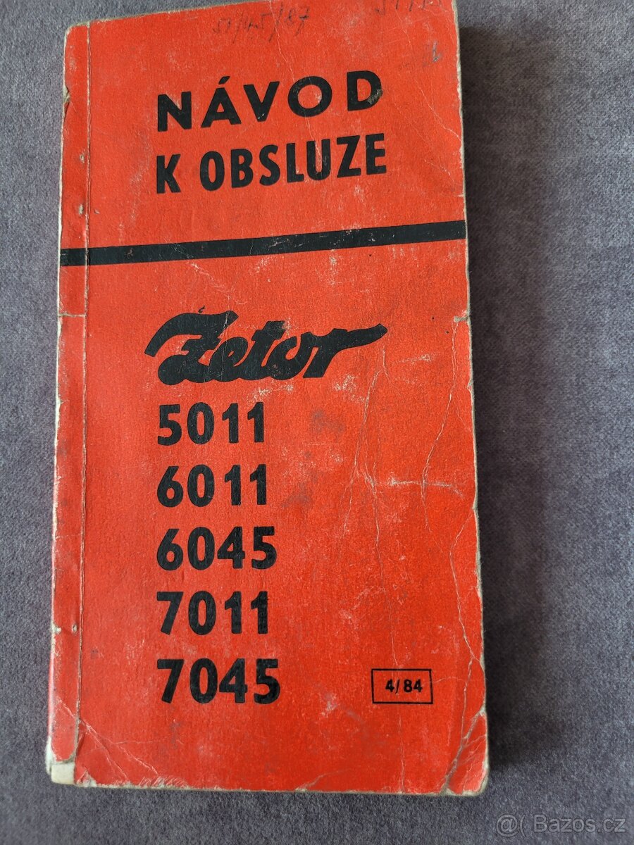 Originál příručky a katalogy Zetor - 2