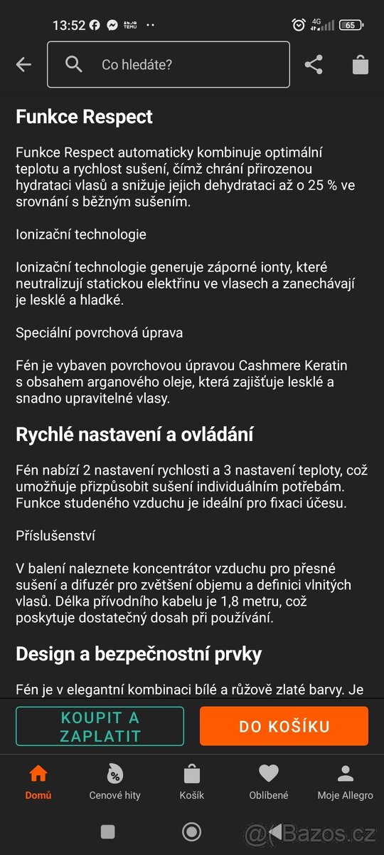 Rowenta fén - 2