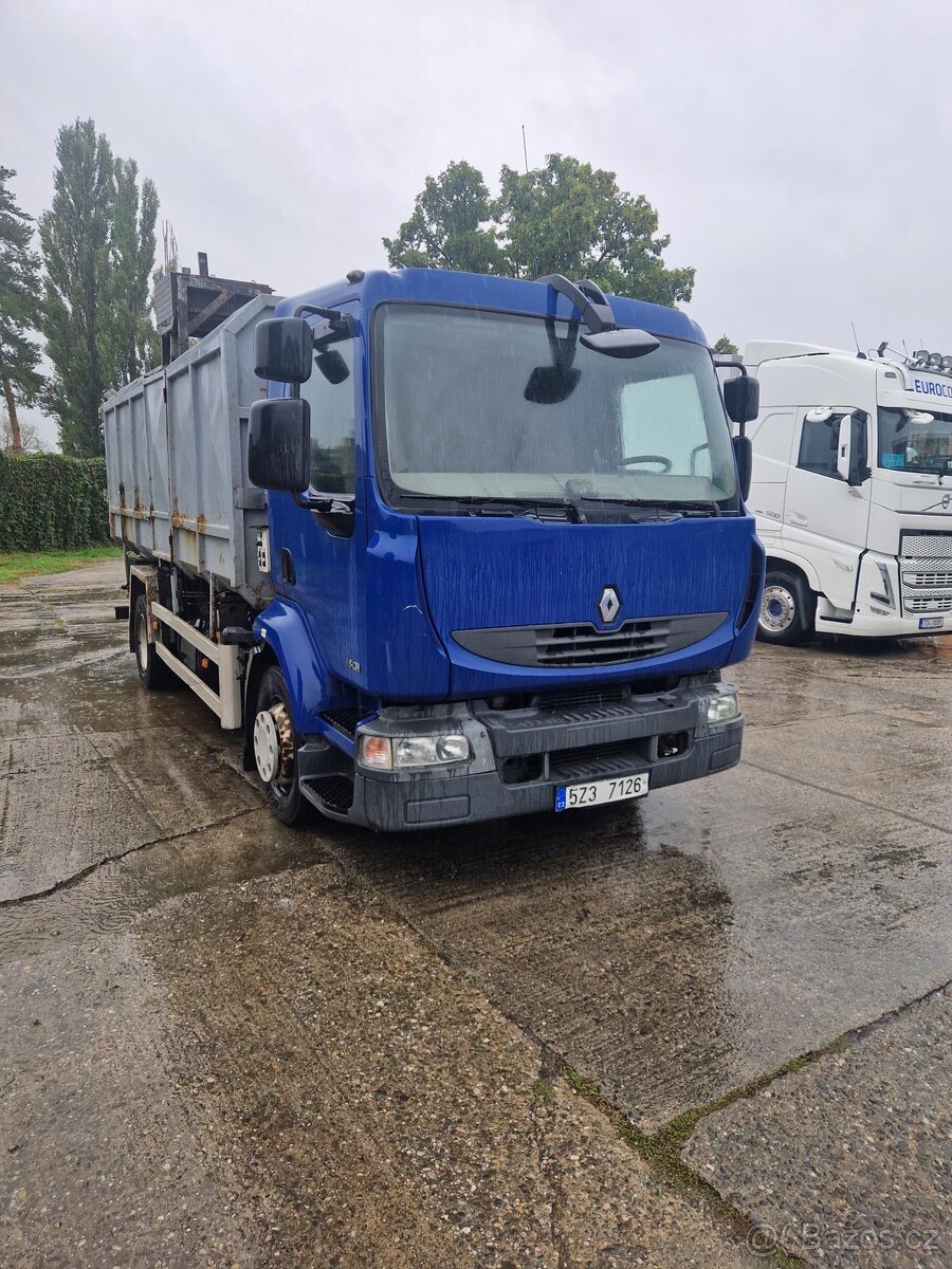 RENAULT MIDLUM L - kafilerní nástavba - 2