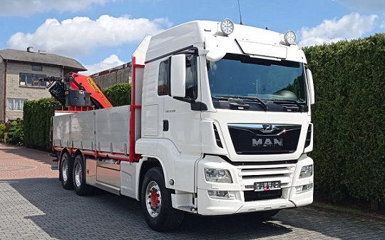 MAN TGS 33.540 6x4 - valník s hydraulickou rukou Palfinger - 2