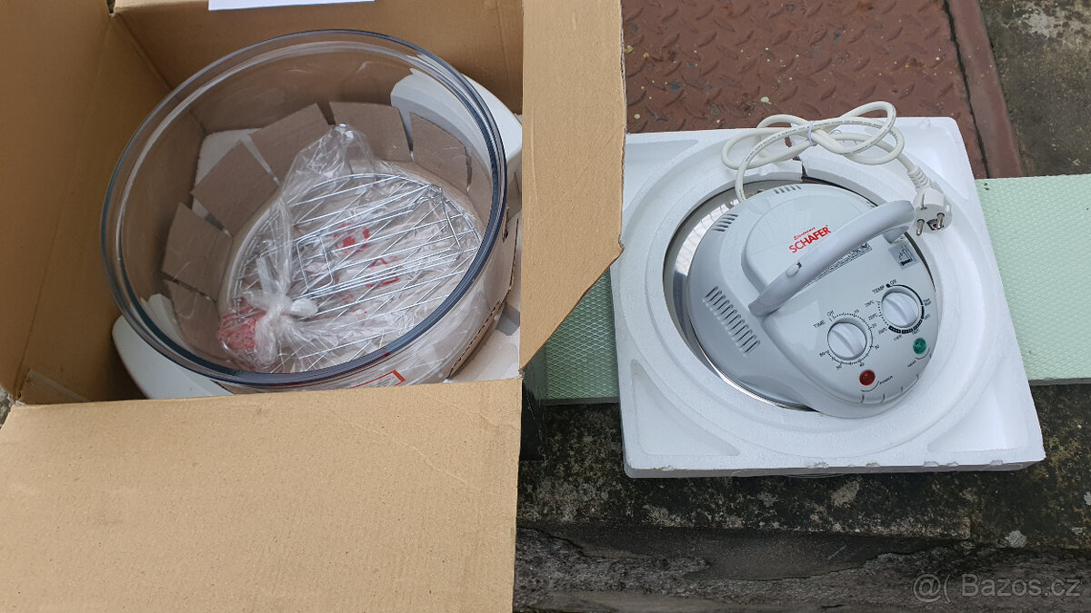 Halogenová a horkovzdušná trouba. Nová. - 2