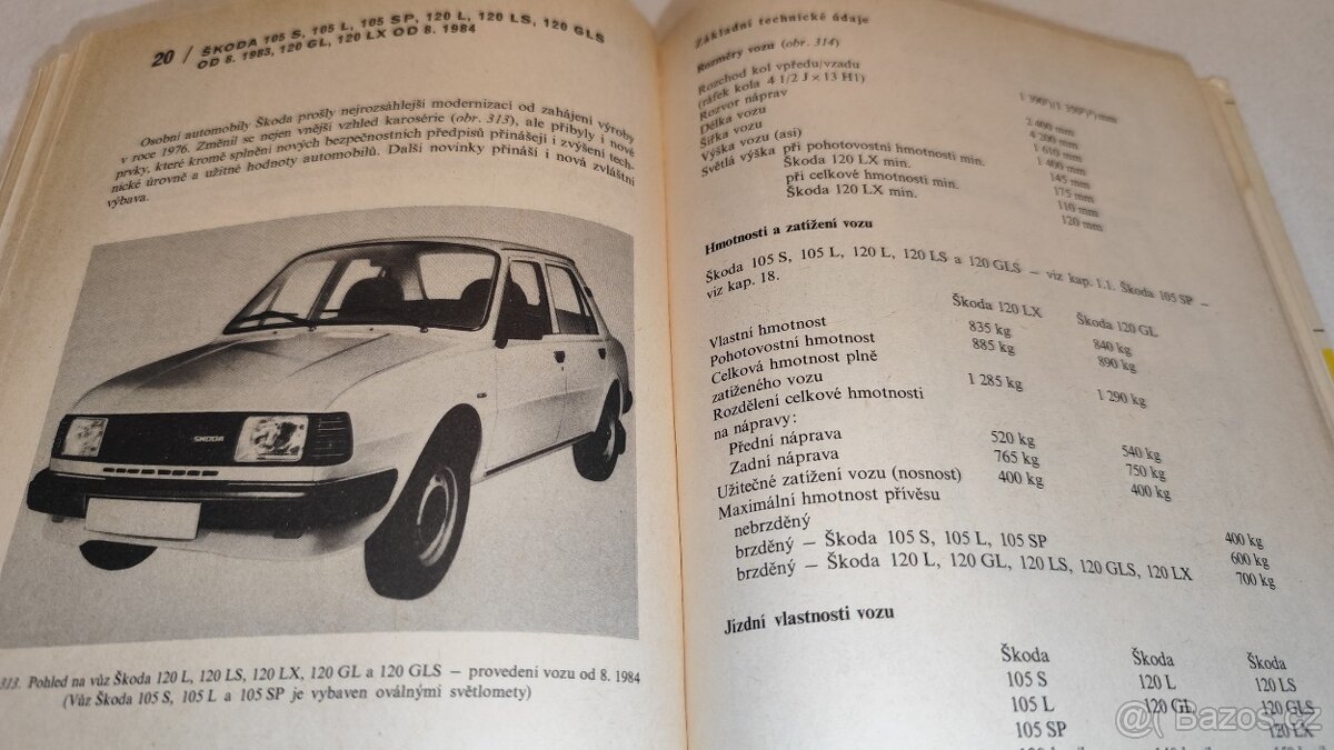Škoda 105 120 130 Garde Rapid - údržba a opravy manuál - 2