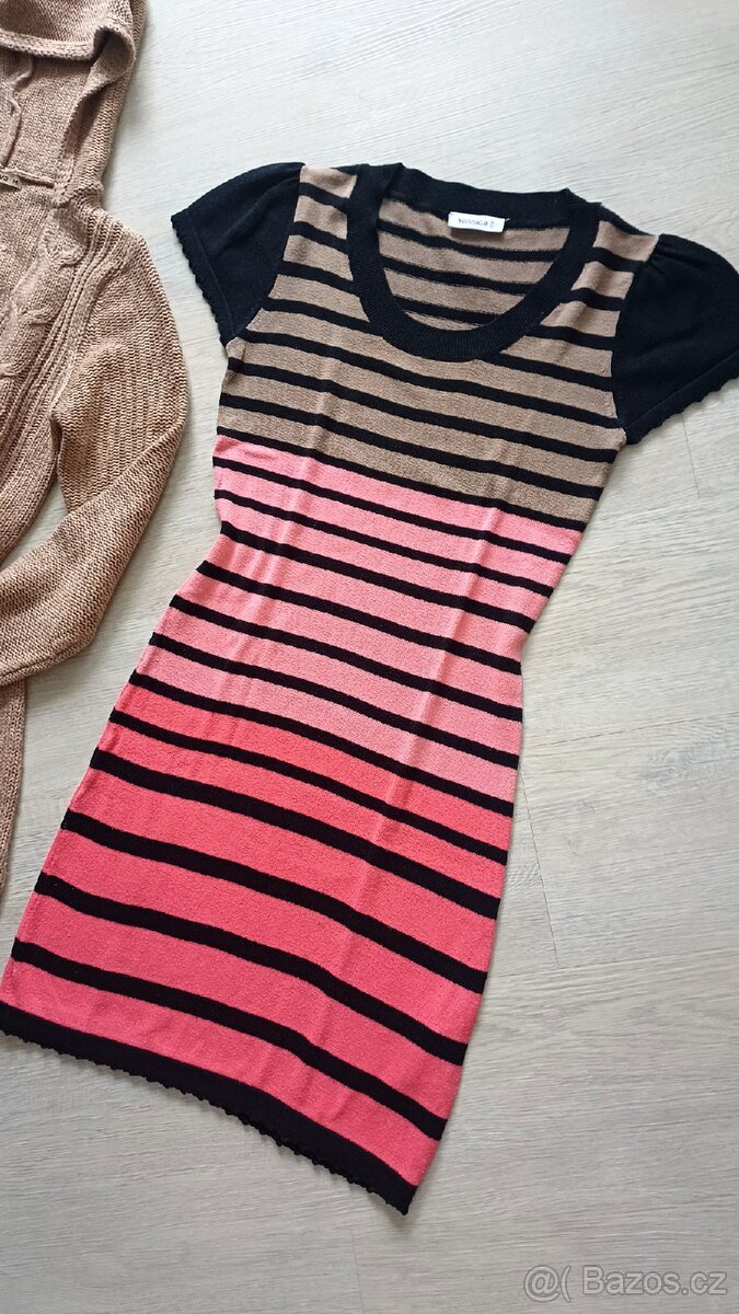 Svetrové šaty zn.Teranova a C&A vel. S - 2