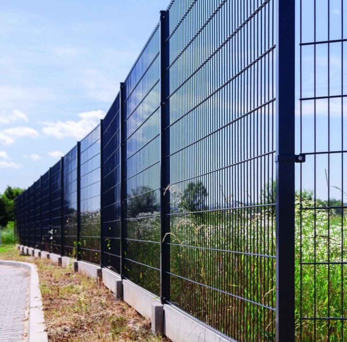 Plotový panel BRAVO 2D zelená - 2