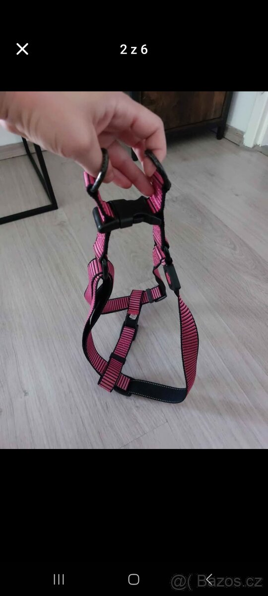 Postroj s úvazem do auta - velký pes - 2