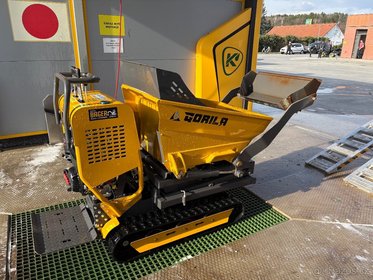 Pásový samonakládaci minidumper GORILA - 2