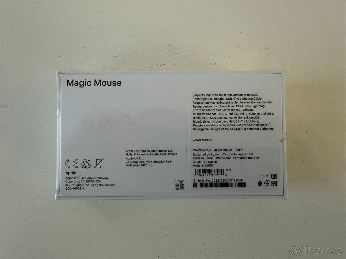 NOVÁ - Apple Magic Mouse - Černá - 2