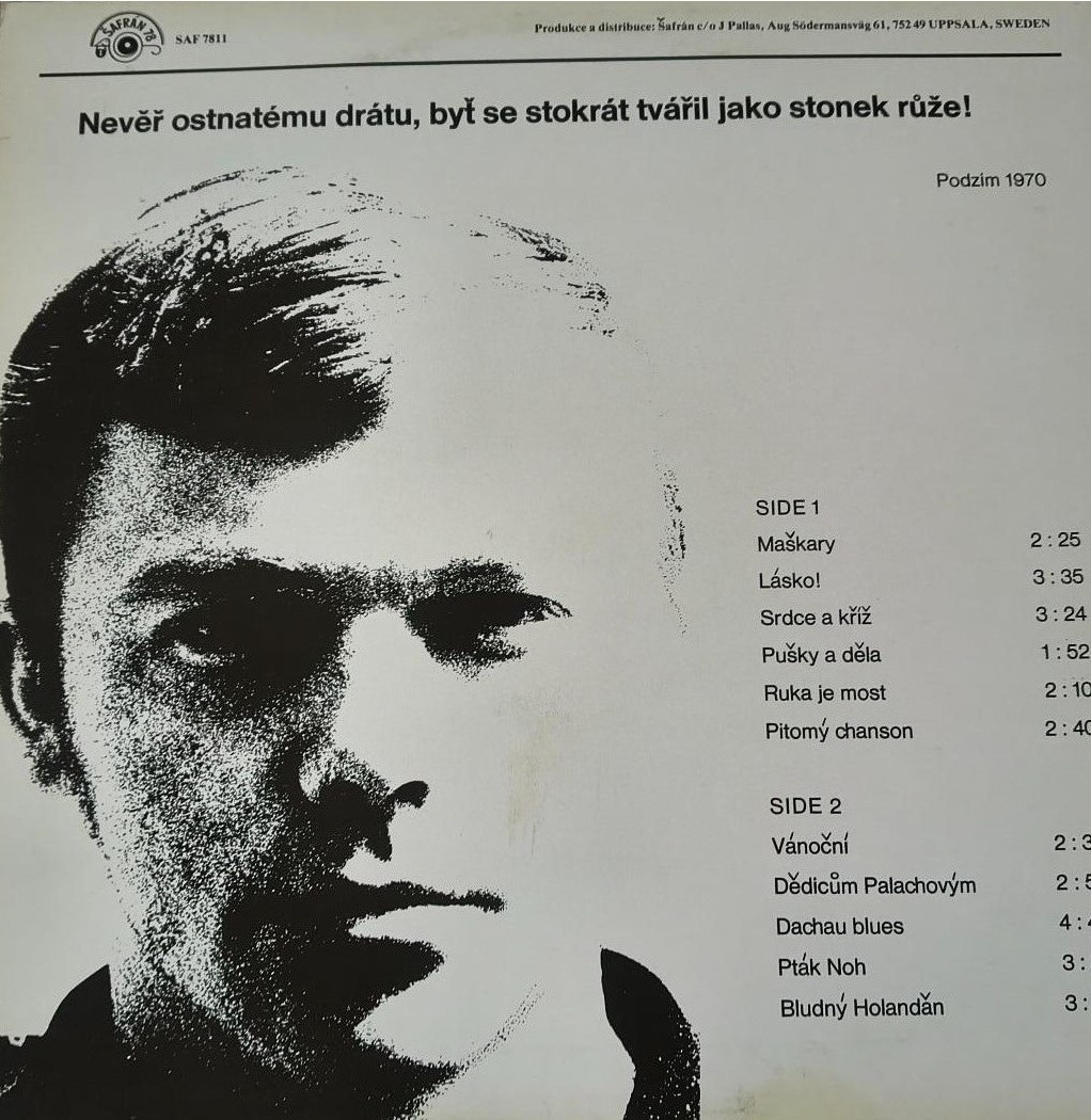 Karel Kryl - Maškary (LP - Šafrán) - 2
