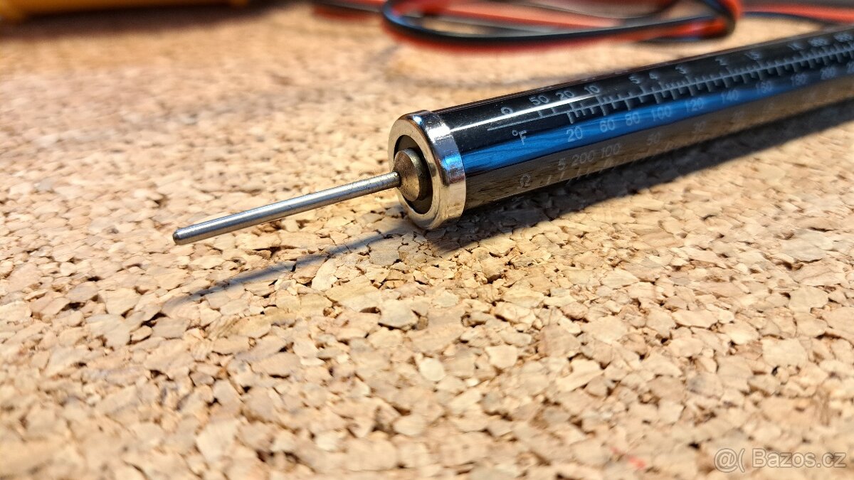 Historická teplotní sonda s převodní tabulkou NOS (teploměr) - 2