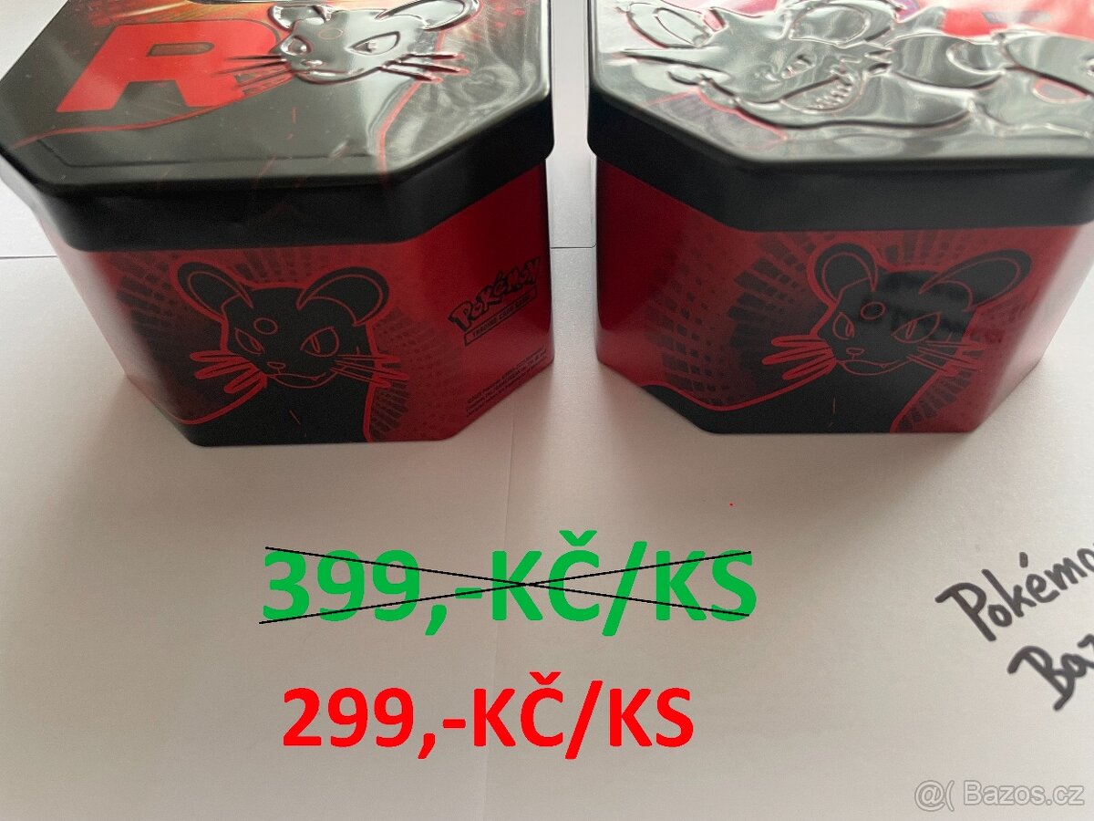 TEAM ROCKET MYSTERY TIN 2025 (VYTVOŘENÝ NEOFICIÁLNÍ PRODUKT) - 2