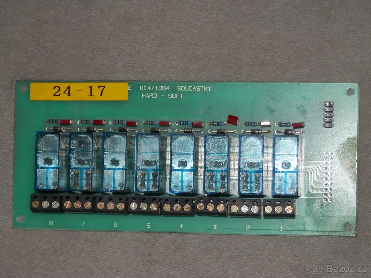 Relé , deska, ardiuno - 2