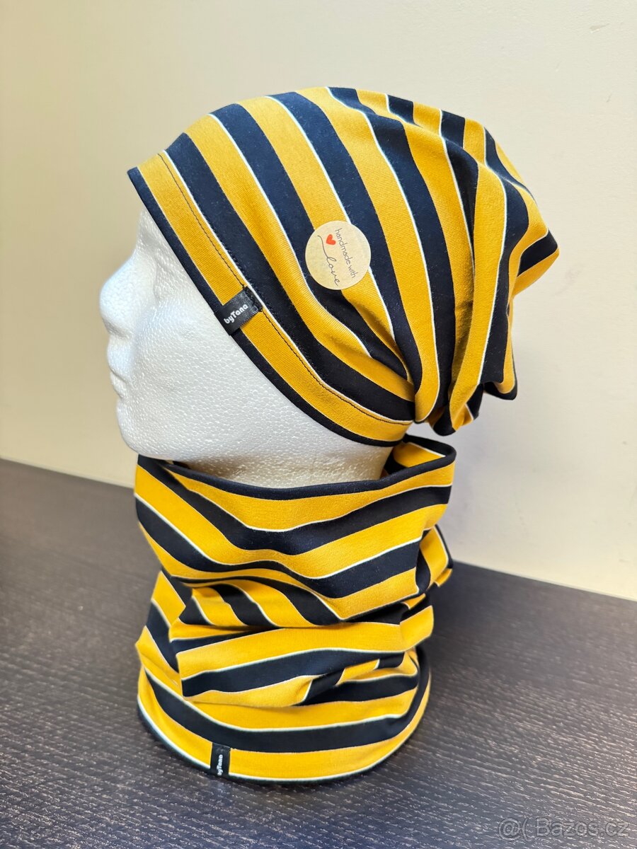 Set čepice a nákrčníku 6-10 let - 2