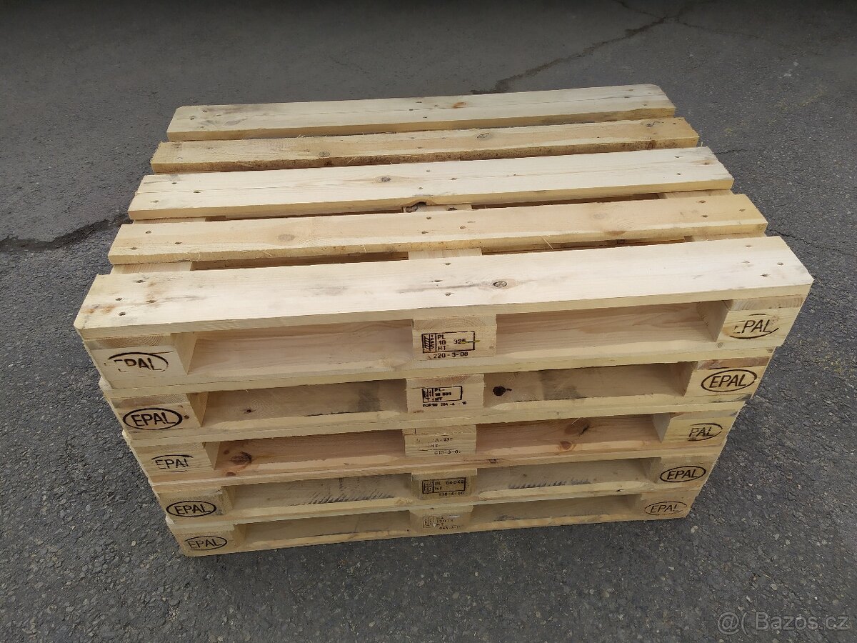 Prodám světlé euro palety - 2