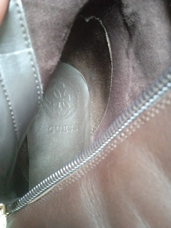 Hnědé polokozačky zn. Guess, vel. 38 - 2