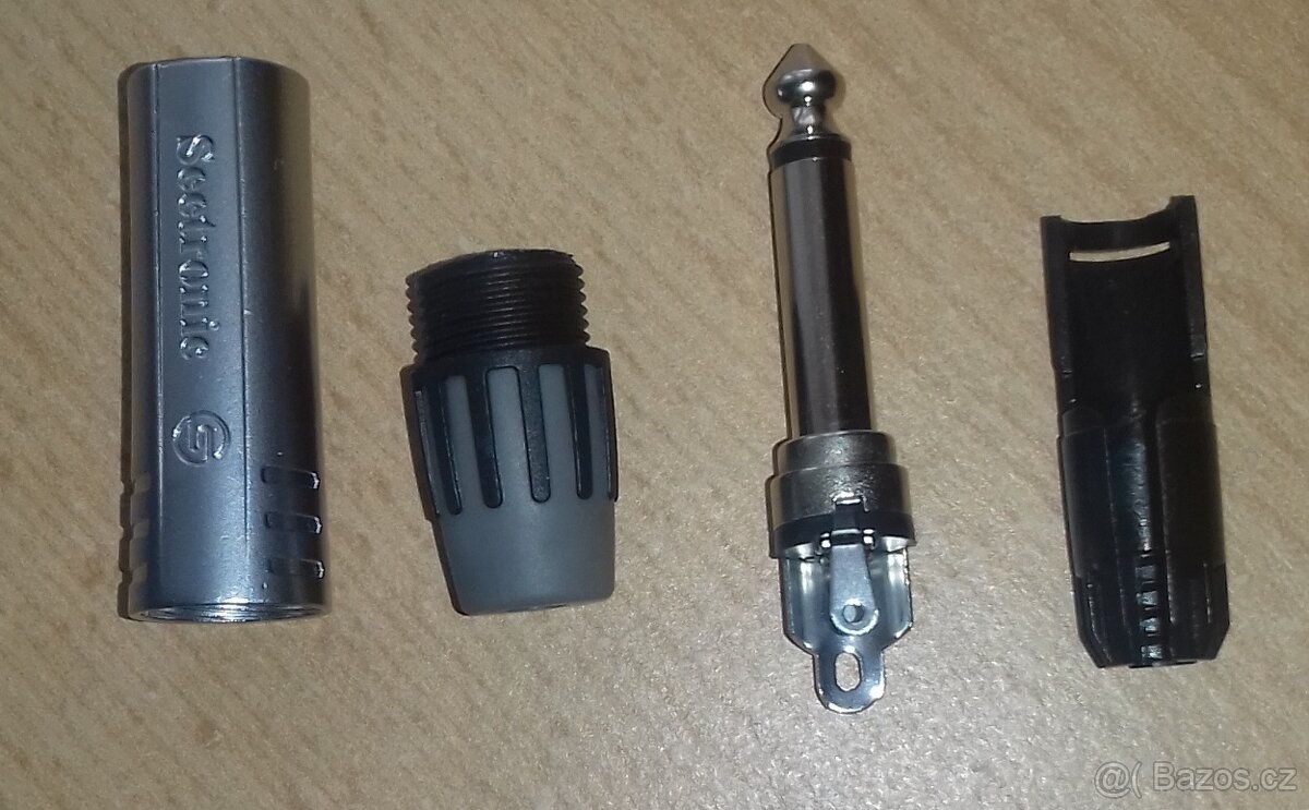 Konektor JACK 6,3mm - 2