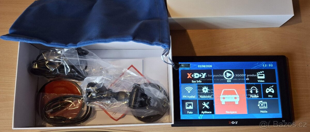 9" GPS navigace XGODY pro kamiony - 2